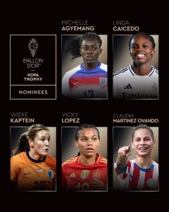 Kopa women’s list