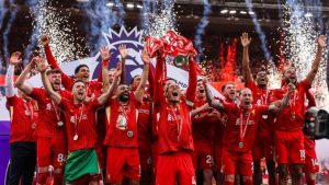 Premier league 2024/2025 champions Liverpool 