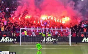 Crystal palace fans message to UEFA