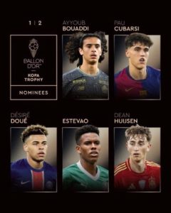 Kopa men nominees list